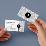 biglietti visita pantone spot business card