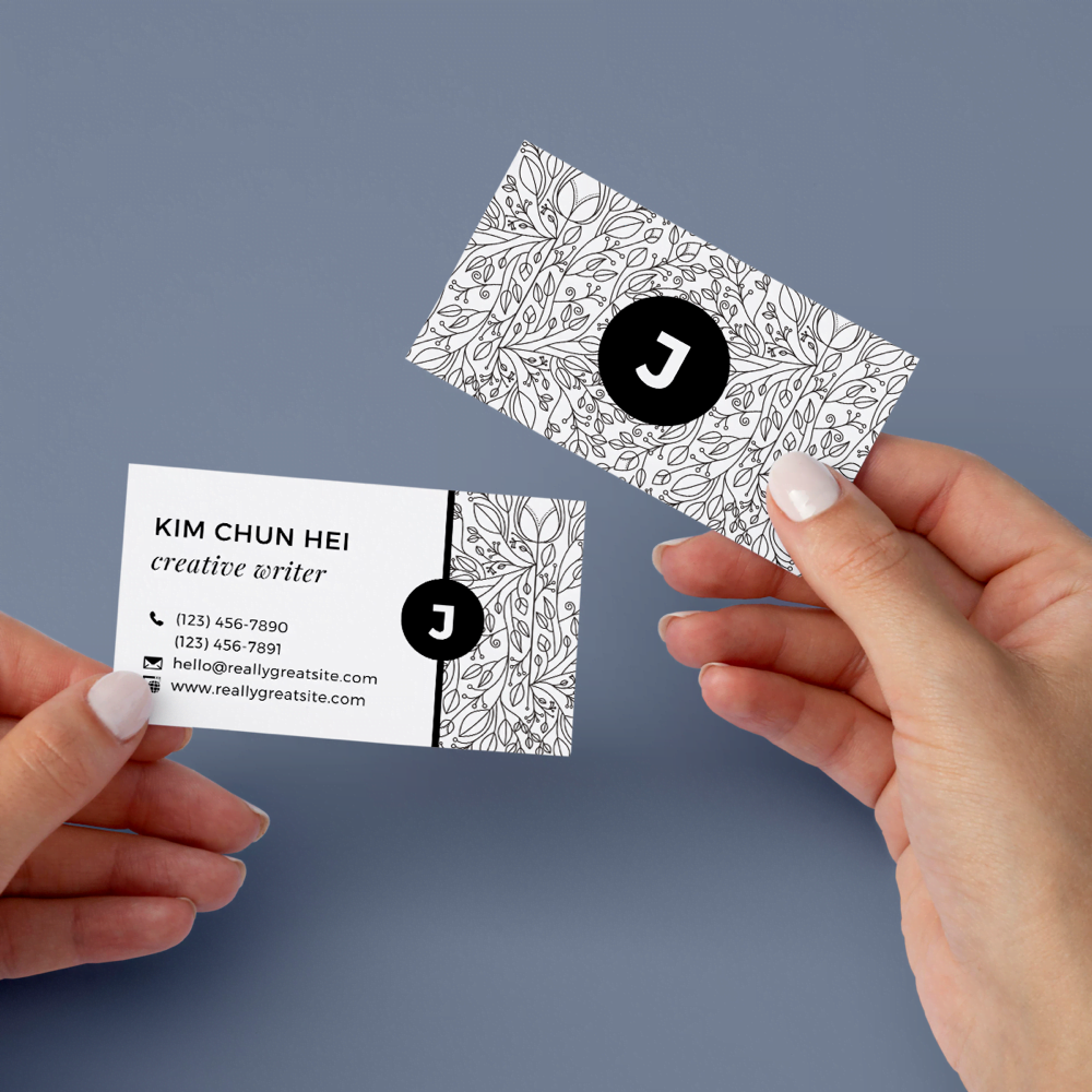 biglietti visita pantone spot business card