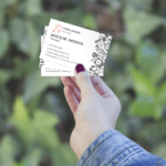 biglietti visita pantone spot business card