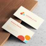 biglietti visita pantone spot business card