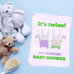biglietti nascita annuncio baby shower