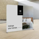 espositore lineare pannello tubolare zip