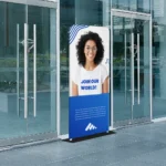 espositore lineare pannello tubolare zip