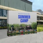 parete pop-up lineare fondale stand