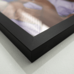 poster cornice frame legno nero