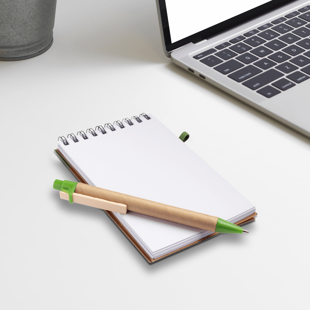 taccuino cartone A6 penna