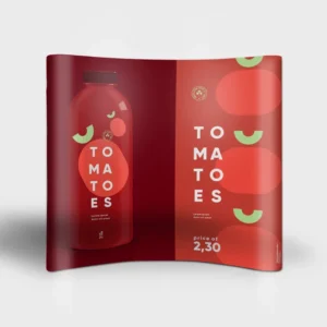 parete pop up curva stand