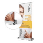 roll up bifacciale banner avvolgibile