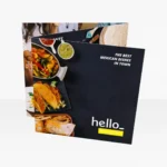 menu fisarmonica quadrato rettangolare