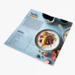 menu piega croce pieghevole