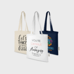 Borsa in cotone riciclato Madras 140gr