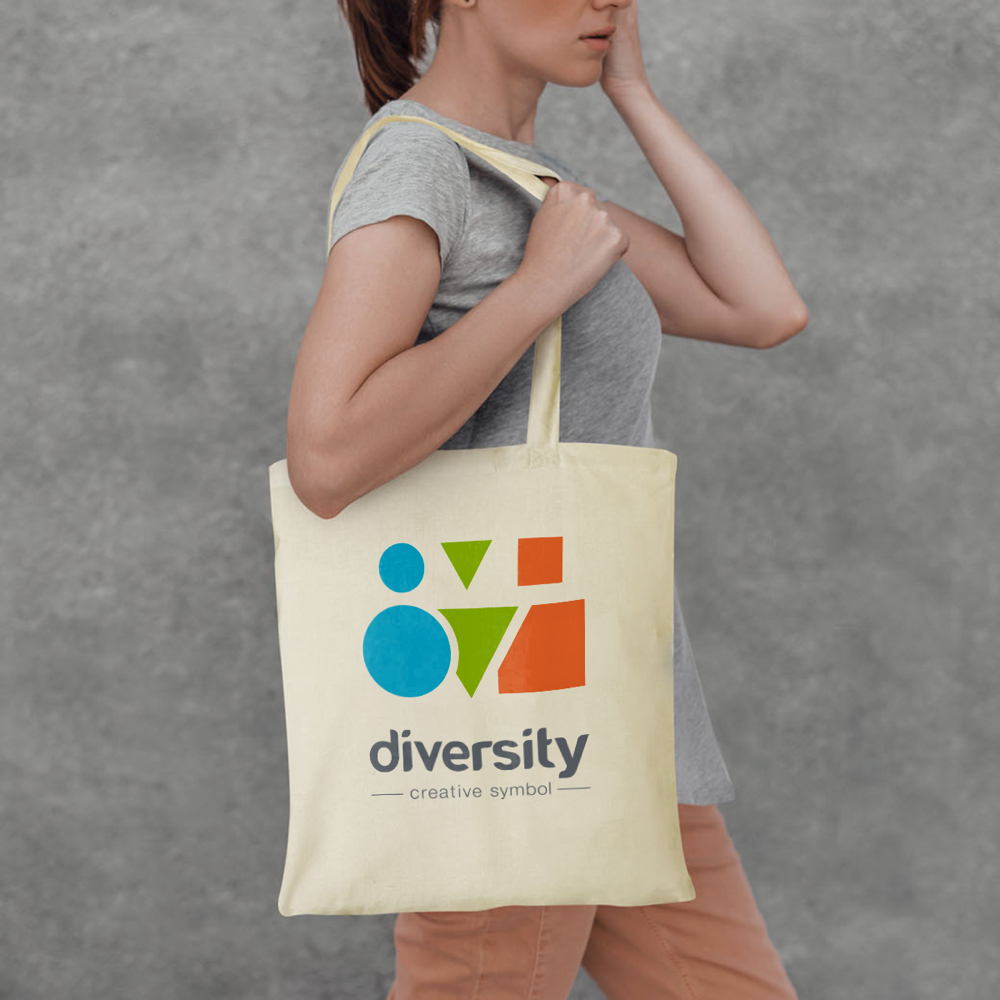 Borsa tote in cotone Perù 180 g/m2 manici 30 cm