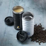 tazza termica acciaio mug 280 ml due tazze di caffè moderne