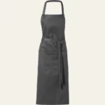 Grembiule da cucina Viera con tasche grigio scuro