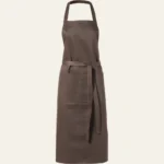 Grembiule da cucina Viera con tasche marrone