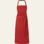 Grembiule da cucina Viera con tasche rosso