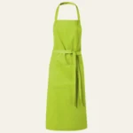 Grembiule da cucina Viera con tasche vrde acido