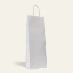 Borse eleganti per vino e cocktail sacchetti vino kraft bianco