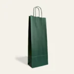 Borse eleganti per vino e cocktail sacchetti vino kraft verde