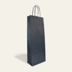 Borse eleganti per vino e cocktail sacchetti vino kraft blu