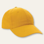 Cappellino 6 pannelli cotone riciclato Impact Aware giallo