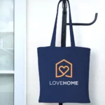 Borsa in cotone Perù 180g tote manici lunghi