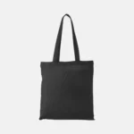 Borsa in cotone Perù 180g tote manici lunghi nera