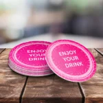 Sottobicchieri da birra ondi quadrati feltro birra vino